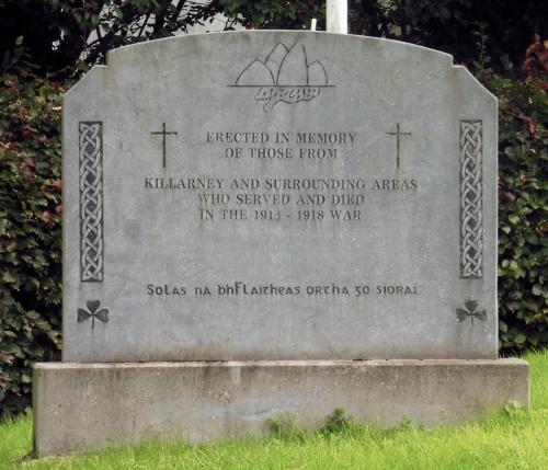 Killarney WW I Memorial