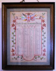 North Strand Great War Roll of Honour