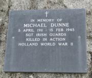 Michael Dunne Memorial
