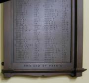 St. Peter's Church Roll of Honour