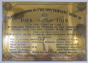 Ballyshannon Presbyterian WW I Memorial