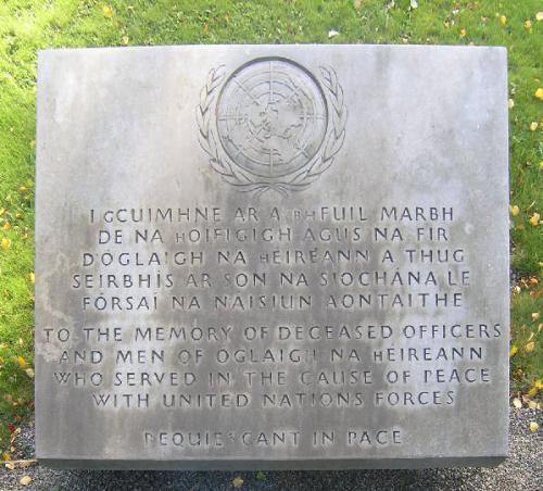 Irish Defence Forces U.N.Service Memorial